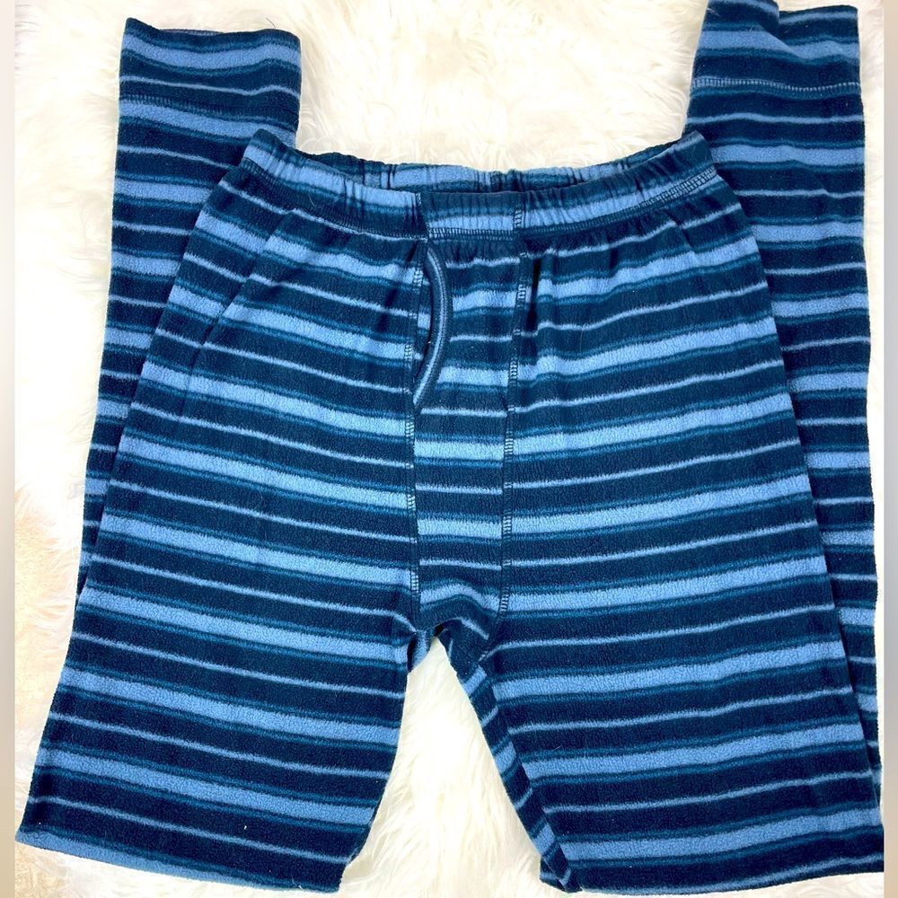 Climate Right, pajama bottoms XL, blue black stripes pants.